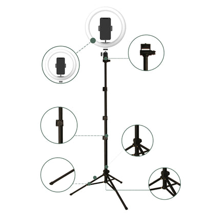 Jmary FM-536A Bluetooth Kumandalı Tripod Telefon Tutucu Ring Light Siyah