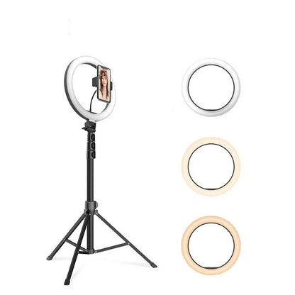 Jmary FM-536A Bluetooth Kumandalı Tripod Telefon Tutucu Ring Light Siyah