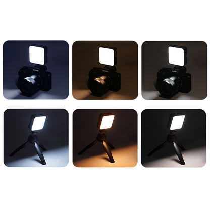 Jmary FM-59R Telefon-Kamera Üstü Pilli Aydınlatma Işığı Siyah