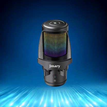 Jmary MC-PW13 Ayrılabilen Pop Filtreli Gürültü Önleyici 360° Dönebilen Tak Çalıştır USB Mikrofon Siyah