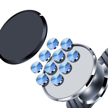 Jmary MH-73 Magnetik M-safe Uyumlu Düz Zemin Araç Telefon Tutucu Gri