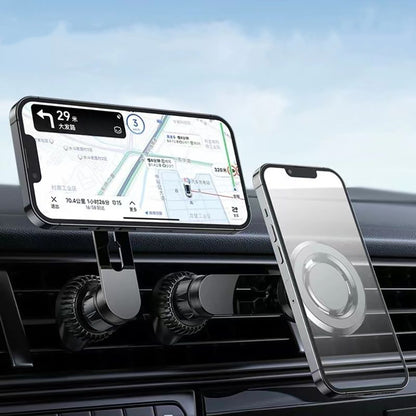 Jmary MH-78 Havalandırma Tasarımlı Magnetik Araç Telefon Tutucu Siyah