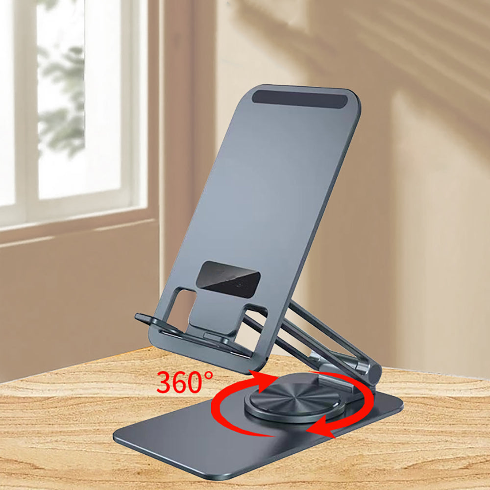 Jmary MK-60 Ayarlanabilir Katlanabilir 360 Derece Dönebilen Telefon ve Tablet Standı Gri