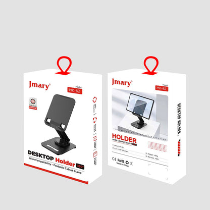 Jmary MK-62 Ayarlanabilir Katlanabilir 360 Derece Dönebilen Telefon ve Tablet Standı Siyah