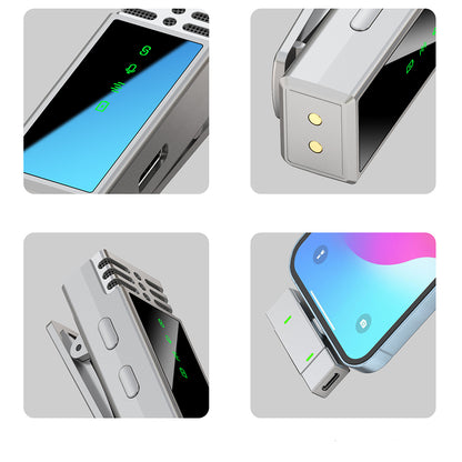 Jmary MW-15 Lightning Portlu Kablosuz Yaka Mikrofonu Gri