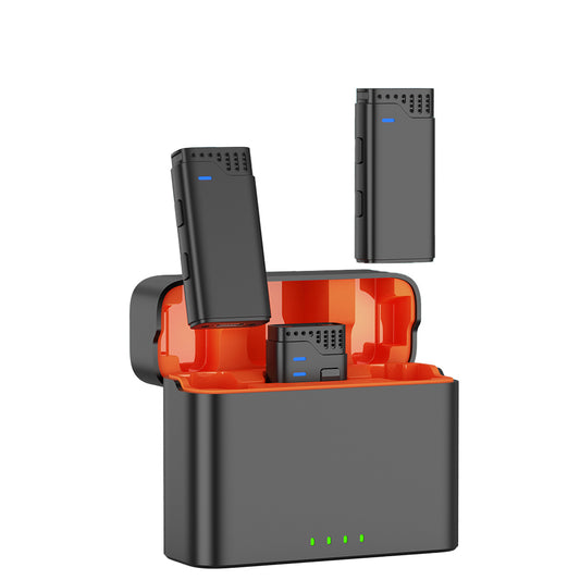 Jmary MW-16 3 in 1 Kablosuz Yaka Mikrofonu Siyah