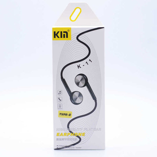 K-11 Type-C Kulaklık Siyah