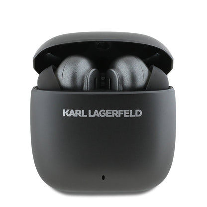 Karl Lagerfeld Orjinal Lisanslı ANC/ENC Özellikli Baskı Logolu Bluetooth Kulaklık v5.4 Siyah