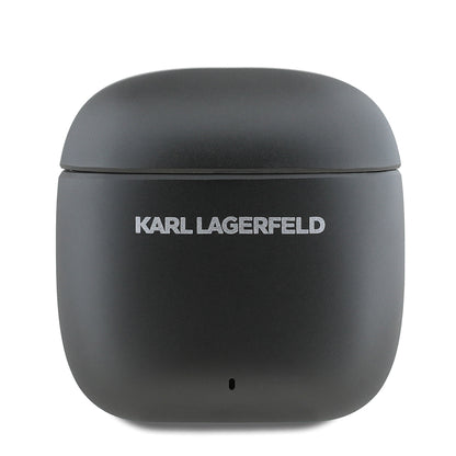 Karl Lagerfeld Orjinal Lisanslı ANC/ENC Özellikli Baskı Logolu Bluetooth Kulaklık v5.4 Siyah