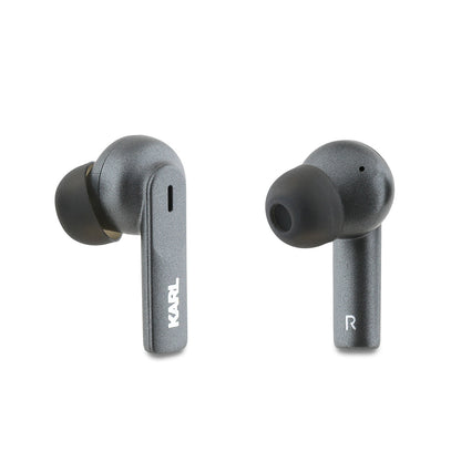 Karl Lagerfeld Orjinal Lisanslı ANC/ENC Özellikli Baskı Logolu Bluetooth Kulaklık v5.4 Siyah