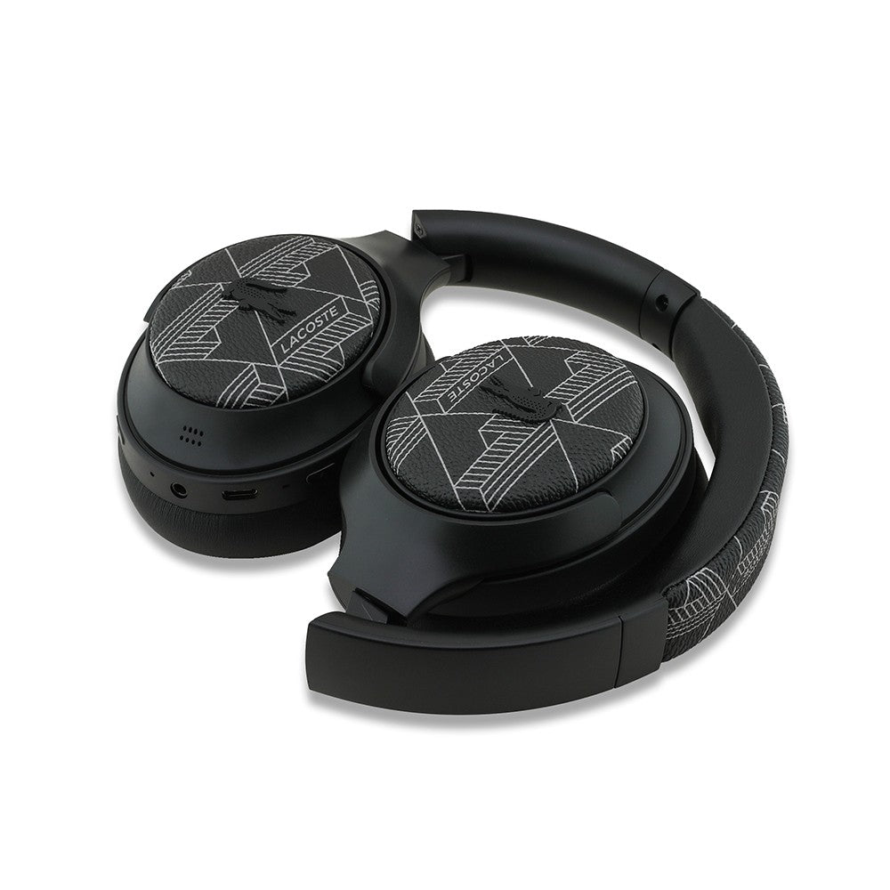 Lacoste Orjinal Lisanslı LH01 ANC Taşıma Çantalı Katlanabilir Kulak Üstü Bluetooth Kulaklık v5.4