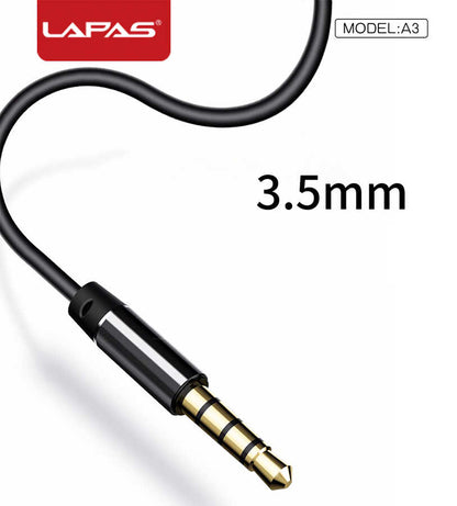 Lapas A3 3.5mm Kulaklık Siyah-Yeşil