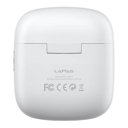 Lapas BTK-ZR74 TWS Kulak İçi Bluetooth v5.3 Kulaklık Beyaz