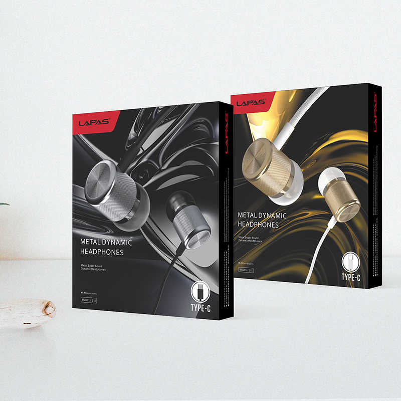 Lapas E15 Type-C Kulaklık Gold