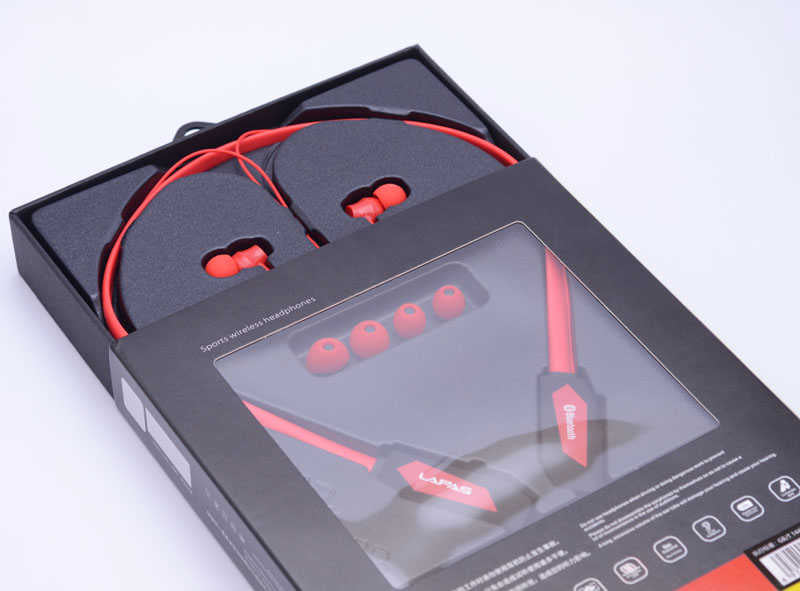 Lapas E50 Bluetooth Kulaklık Kırmızı