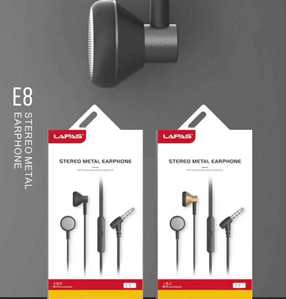 Lapas E8 3.5mm Kulaklık Siyah