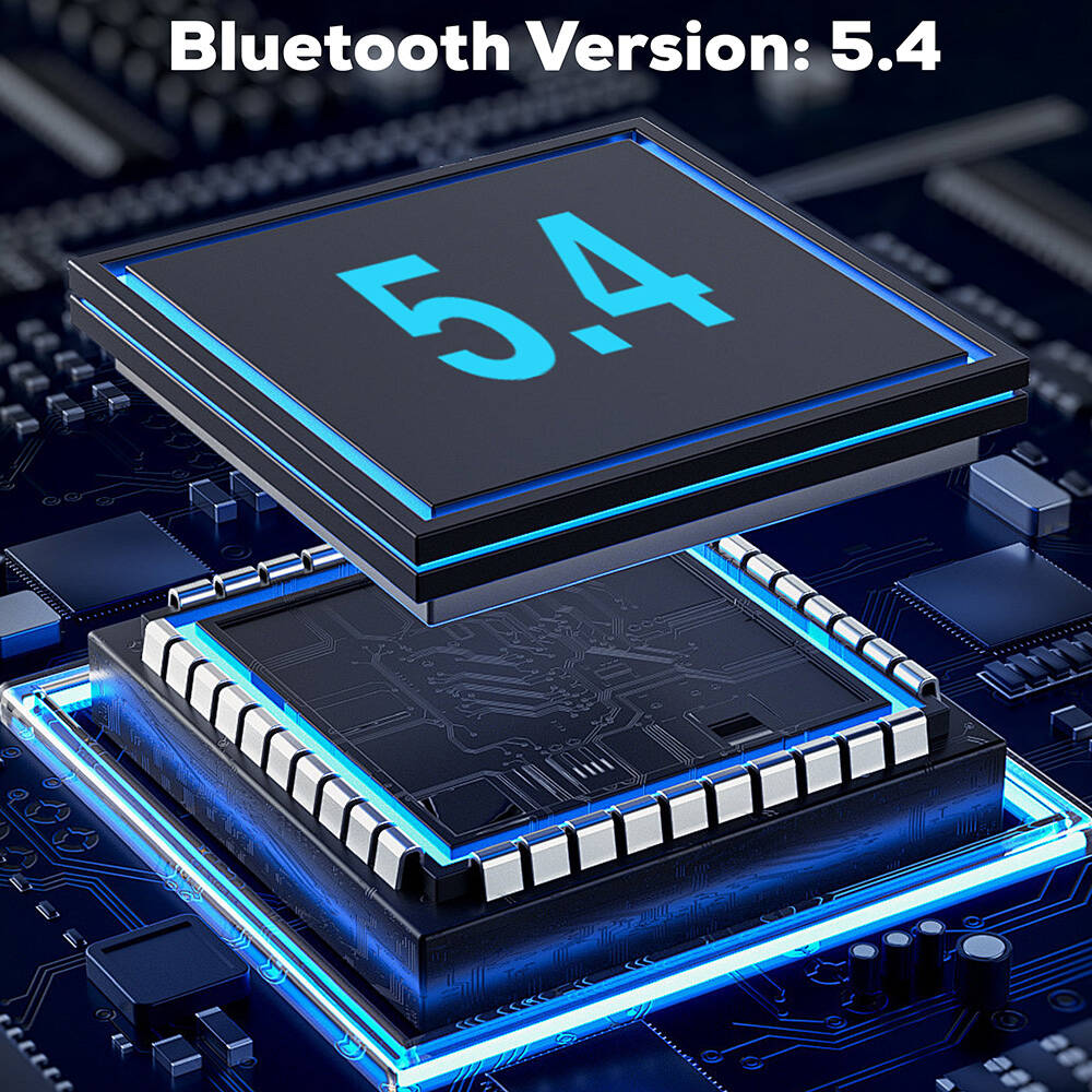 Lapas LP-HD003 RGB LED Işıklı Kulak Üstü Bluetooth v5.4 Kulaklık Siyah