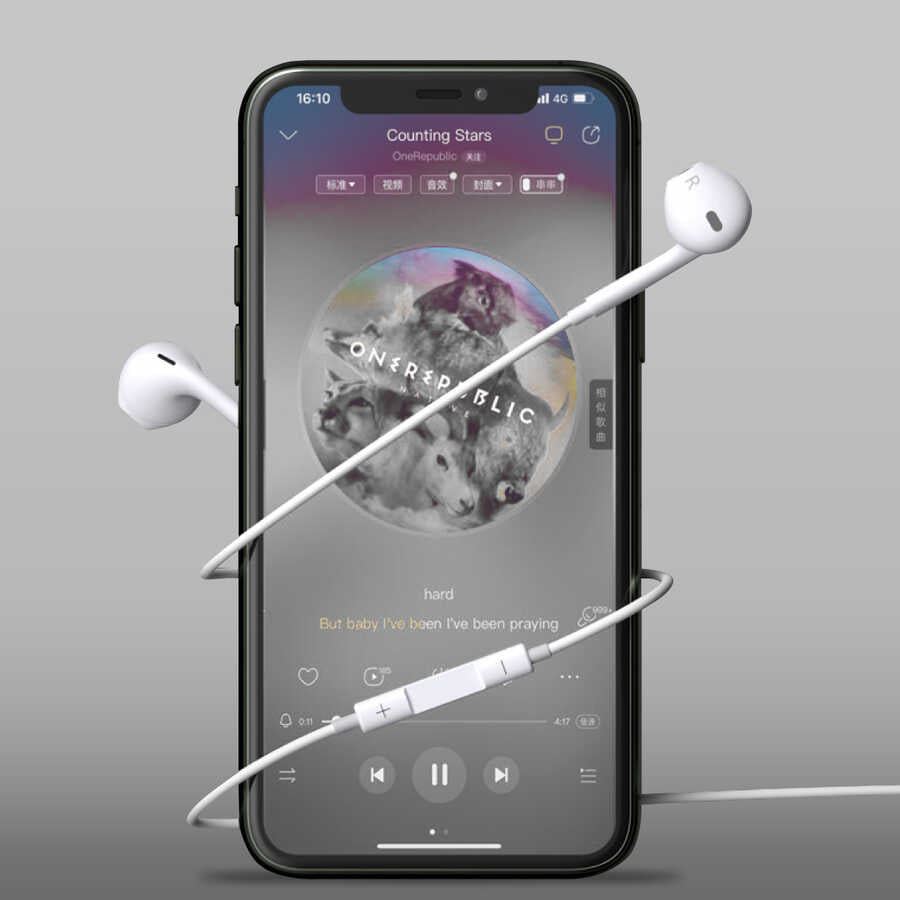 Lapas LY500 3.5mm Kulaklık Beyaz