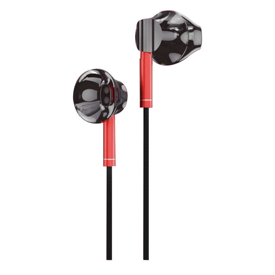 Lapas LY700 3.5mm Kulaklık Siyah-Kırmızı