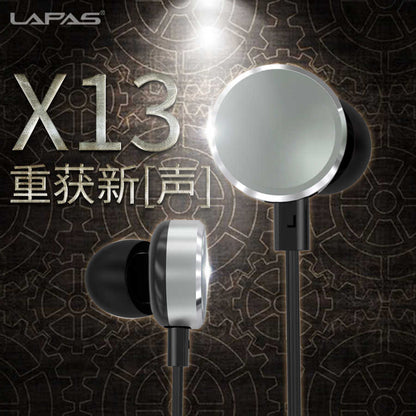 Lapas X13 3.5mm Mp3 Stereo Kulaklık Gri