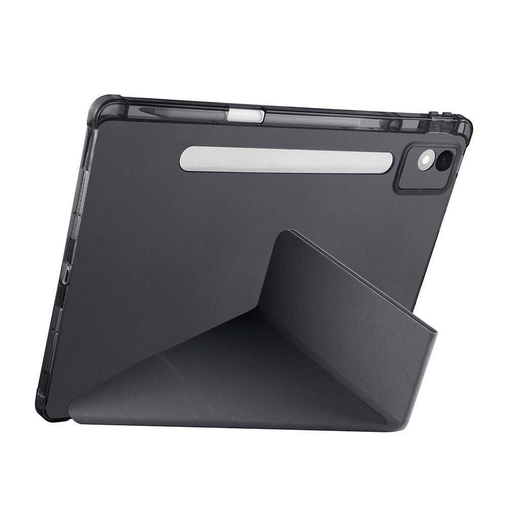 Lenovo Idea Tab Pro 12.7 TB-373FU Kılıf Zore Tri Folding Kalem Bölmeli Standlı Kılıf Rose Gold