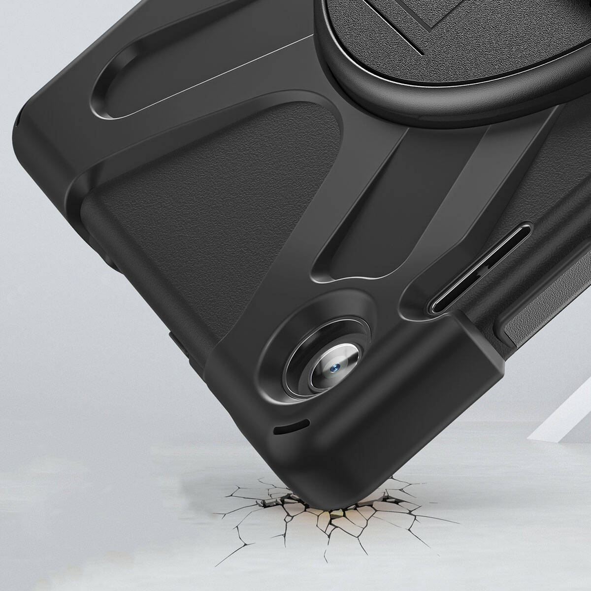 Lenovo Tab M10 TB-328F 3. Jenerasyon Zore Defender Tablet Silikon Siyah