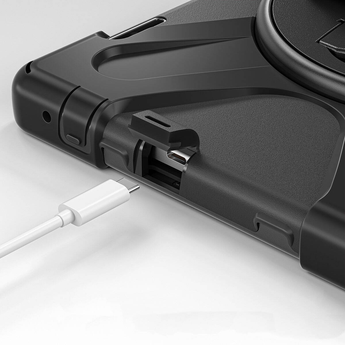 Lenovo Tab M10 TB-328F 3. Jenerasyon Zore Defender Tablet Silikon Siyah