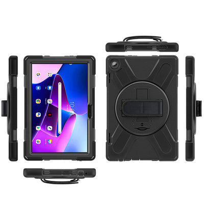 Lenovo Tab M10 TB-328F 3. Jenerasyon Zore Defender Tablet Silikon Siyah