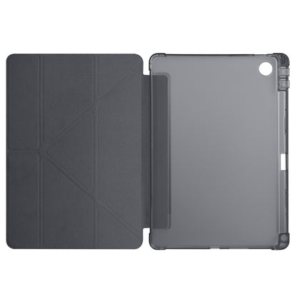 Lenovo Tab TB-311FU Kılıf Zore Tri Folding Kalem Bölmeli Standlı Kılıf Koyu Yeşil