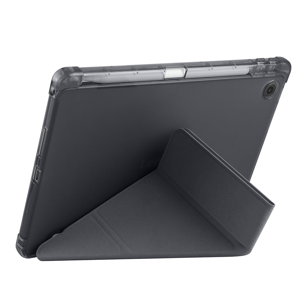 Lenovo Tab TB-311FU Kılıf Zore Tri Folding Kalem Bölmeli Standlı Kılıf Koyu Yeşil