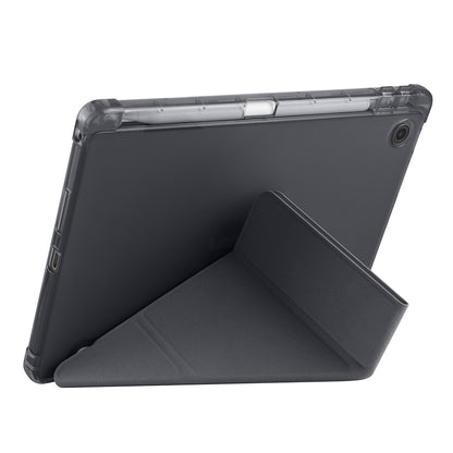 Lenovo Tab TB-311FU Kılıf Zore Tri Folding Kalem Bölmeli Standlı Kılıf Koyu Yeşil