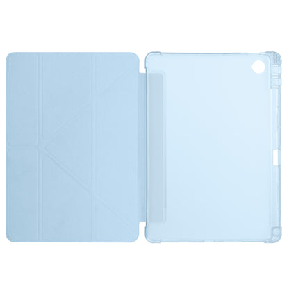 Lenovo Tab TB-311FU Kılıf Zore Tri Folding Kalem Bölmeli Standlı Kılıf Lila