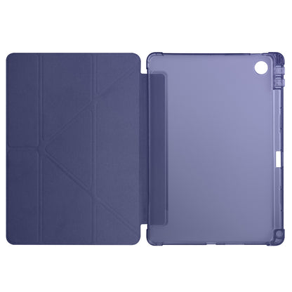 Lenovo Tab TB-311FU Kılıf Zore Tri Folding Kalem Bölmeli Standlı Kılıf Rose Gold