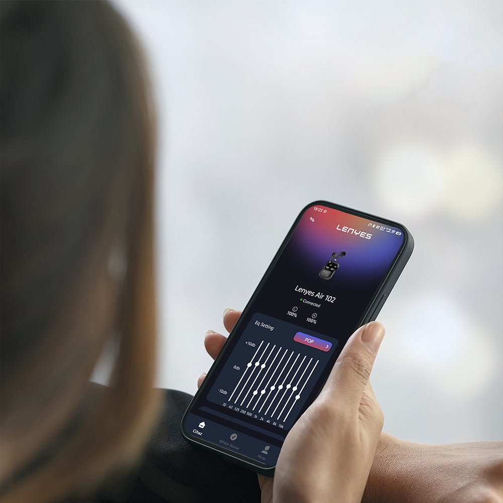 Lenyes Air 102 TWS Kulak İçi Bluetooth v5.4 Kulaklık Beyaz