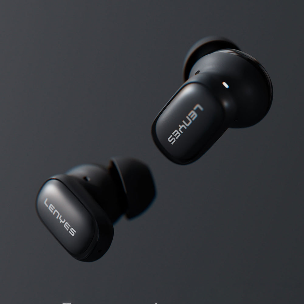 Lenyes Air 56 Ai Çeviri Özellikli ANC/ENC Teknolojili Kulak İçi Bluetooth Kulaklık v5.3 Siyah