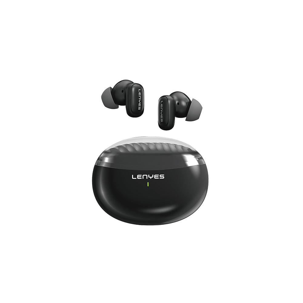 Lenyes Air 56 Ai Çeviri Özellikli ANC/ENC Teknolojili Kulak İçi Bluetooth Kulaklık v5.3 Siyah