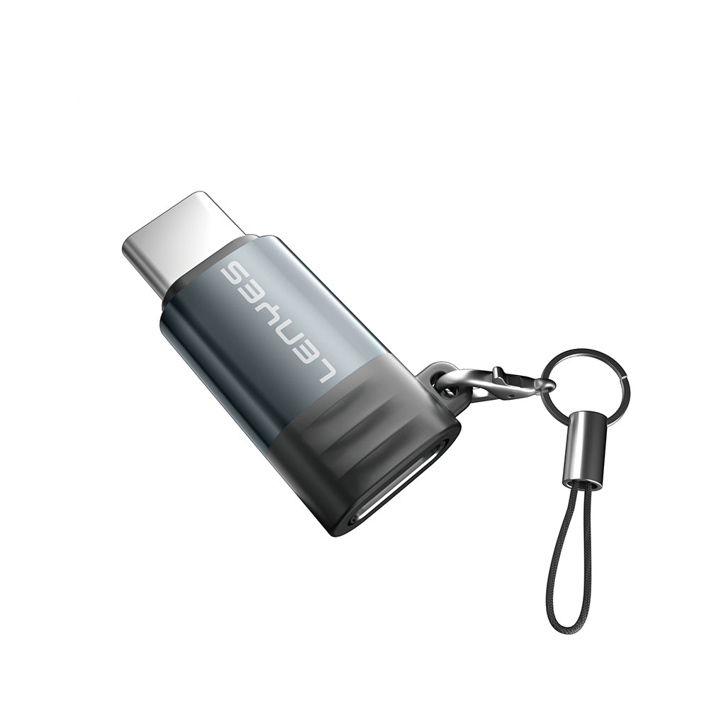 Lenyes AX111 Lightning to Type-C Çevirici OTG Adaptör Siyah