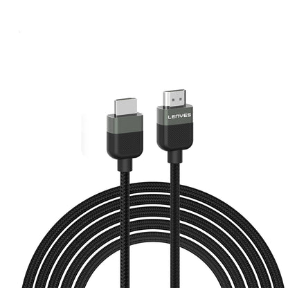 Lenyes AX130 HDTV Görüntü ve Ses Aktarıcı HDMI Kablo Ultra HD 4K 60Hz 1.5M Siyah