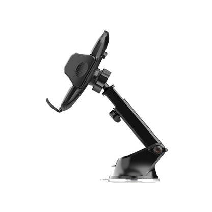 Lenyes CR121 Sarsıntı Önleyici 360° Derece Dönebilen Teleskopik Vantuzlu Tasarım Araç Telefon Tutucu Siyah