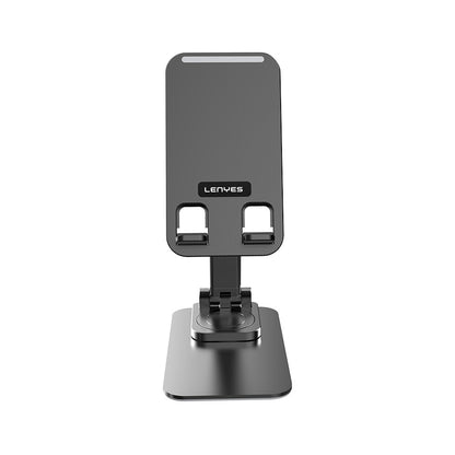 Lenyes CR136 Ayarlanabilir Katlanabilir 360° Dönebilen Telefon ve Tablet Standı Siyah