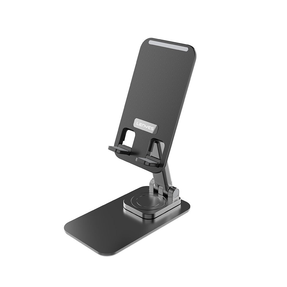Lenyes CR136 Ayarlanabilir Katlanabilir 360° Dönebilen Telefon ve Tablet Standı Siyah