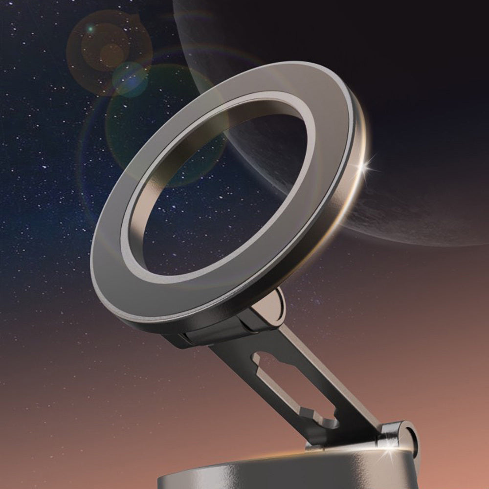 Lenyes CR137 Magnetik M-safe 360° Oynar Başlıklı Araç İçi Telefon Tutucu Siyah