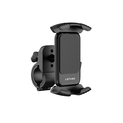 Lenyes CR157 360° Derece Dönebilen Ayarlanabilir Motosiklet ve Bisiklet Telefon Tutucu Siyah
