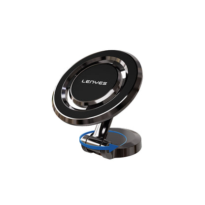 Lenyes CR160 Magnetik M-safe 360° Oynar Başlıklı Araç İçi Telefon Tutucu Siyah