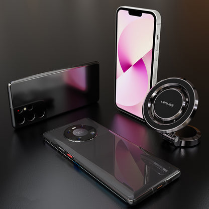 Lenyes CR160 Magnetik M-safe 360° Oynar Başlıklı Araç İçi Telefon Tutucu Siyah