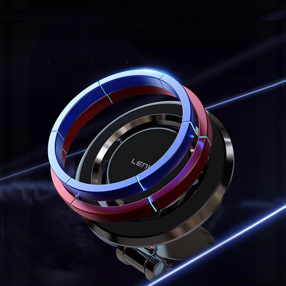 Lenyes CR160 Magnetik M-safe 360° Oynar Başlıklı Araç İçi Telefon Tutucu Siyah