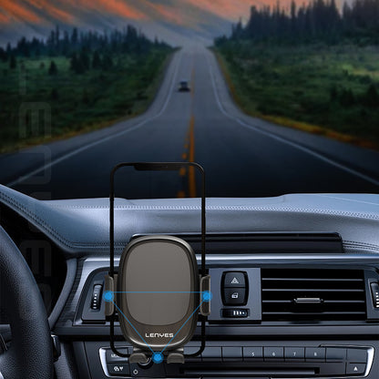 Lenyes CR161 360 Dönebilen Havalandırma Tasarım Araç Telefon Tutucu Siyah