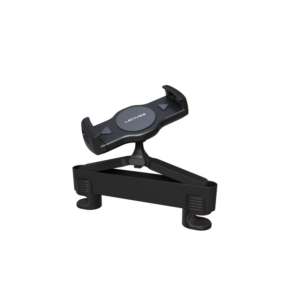 Lenyes CR167 360 Derece Dönebilen Sarsıntı Engelleyici Özellikli Arka Koltuk Araç Telefon Tutucu Siyah