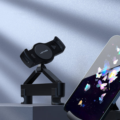 Lenyes CR167 360 Derece Dönebilen Sarsıntı Engelleyici Özellikli Arka Koltuk Araç Telefon Tutucu Siyah