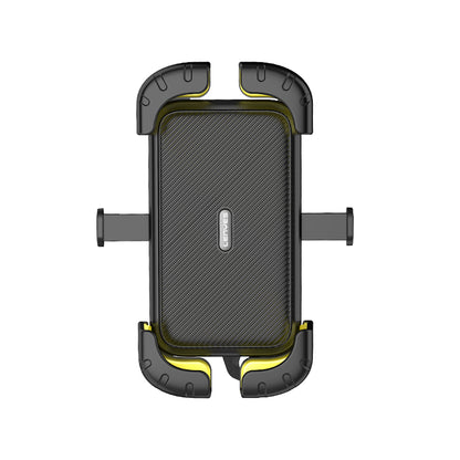 Lenyes CR169 Sarsıntı Önleyici 360 Derece Ayarlanabilir Bisiklet ve Motosiklet Telefon Tutucu Siyah